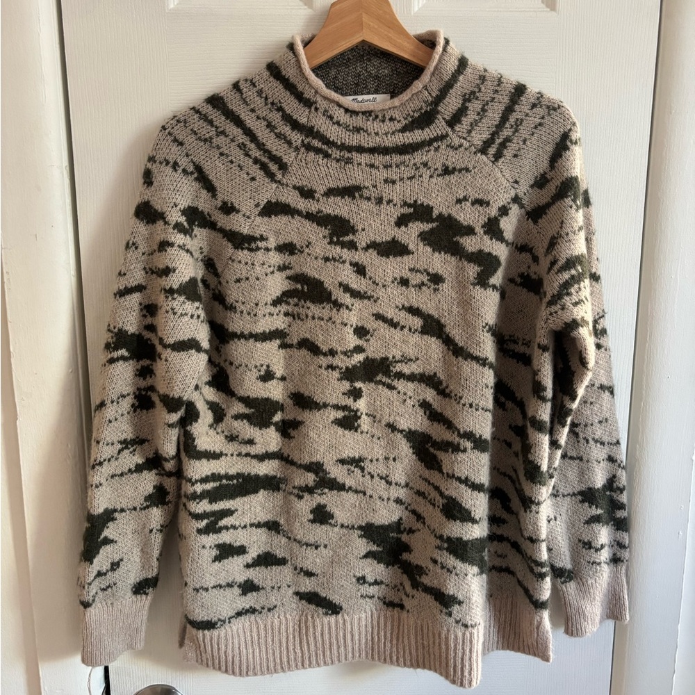 Madewell Thornton Mockneck Pullover Sweater